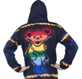 Dancing Rainbow Bear Alpaca Style Sweater Hoodie